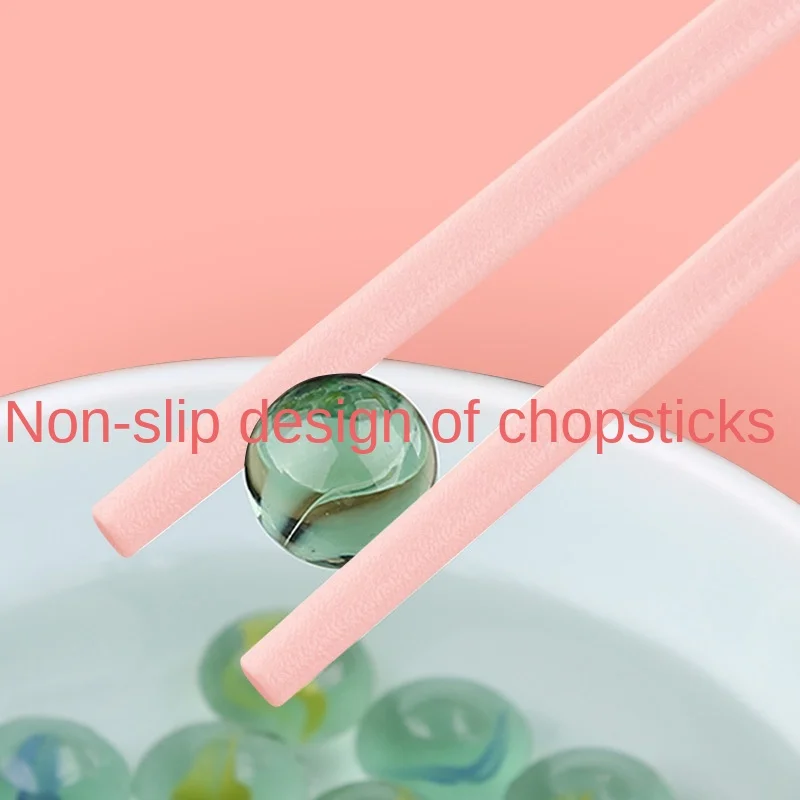 1 Pairs Cute Chopsticks Cherry Blossom Petals Pattern Beautiful Non-slip Sushi Stick Chopsticks Eco-Friendly Food Chopsticks