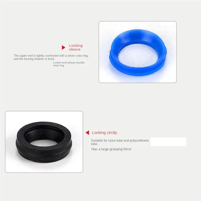 【COUPON!】{0}100Pcs PEG Pneumatic Fitting Reducing Unequ Tee T Type 3-Way Lock Air Pipe Quick Into Fitting PEG12-8