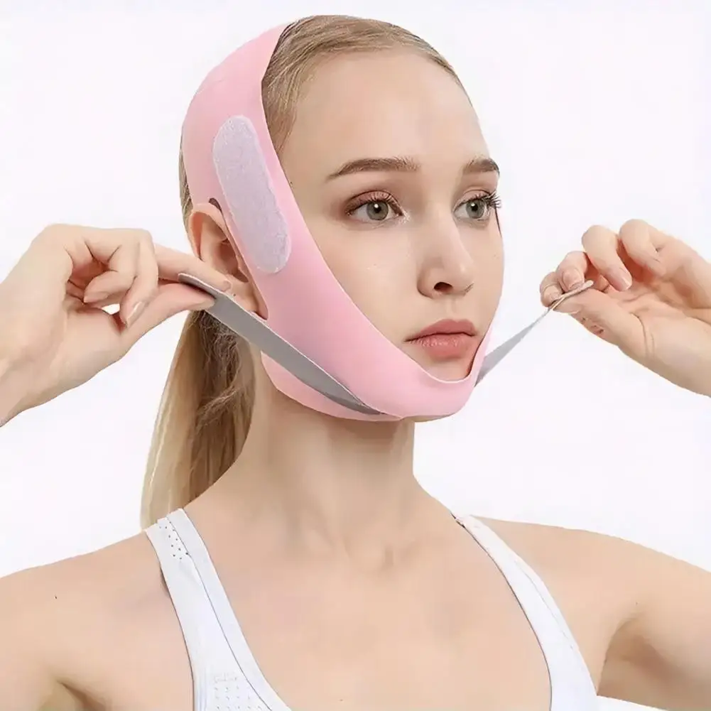 Bandage amincissant réutilisable pour le visage, ligne en V, façonnant le menton et les joues, ceinture de Massage du visage, soins de la peau, outils de beauté