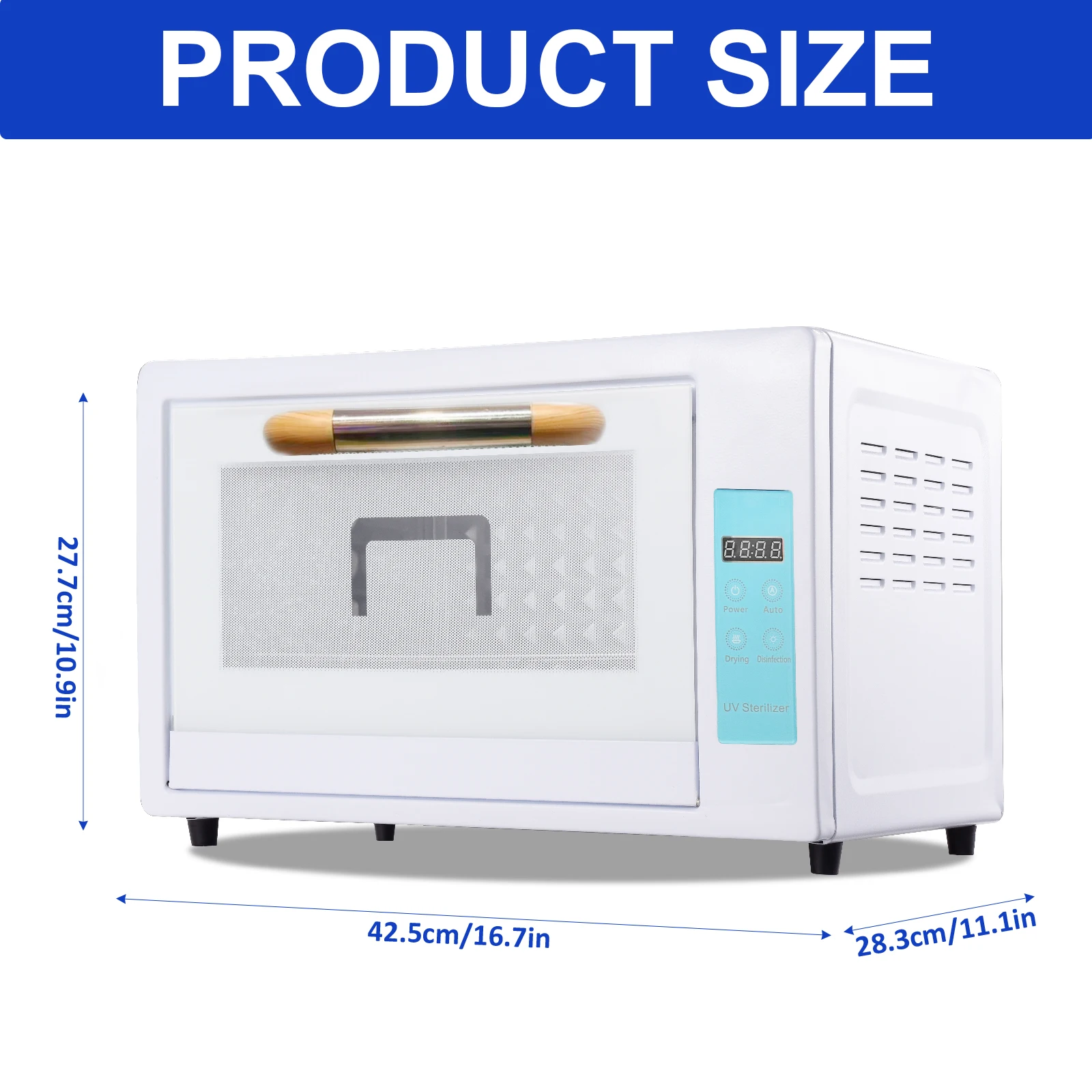 Nail Tool Cleaning Machine 24L and 48L Capacity Cleaning Cabinet Salon Equipment Nail Cleaner Box Container