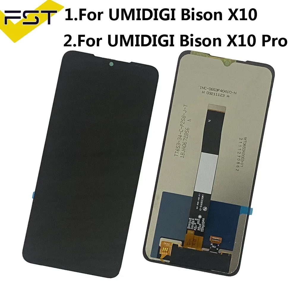 For UMIDIGI BISON X10 LCD Display+Touch Screen Digitizer 100%Original Tested LCD Screen Panel For BISON X10 Pro LCD X10Pro