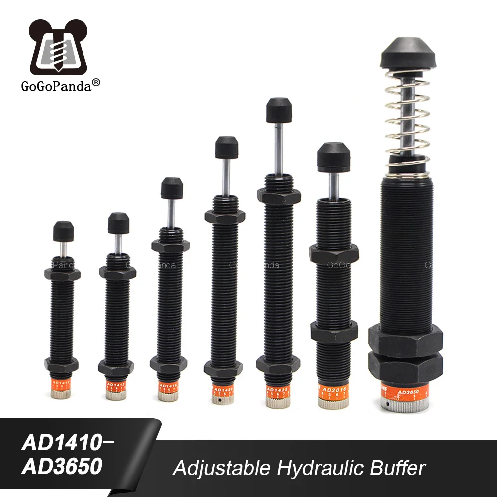 Free Shipping Pneumatic Hydraulic Shock Absorber Adjustable Hydraulic Buffer AD series AD2016