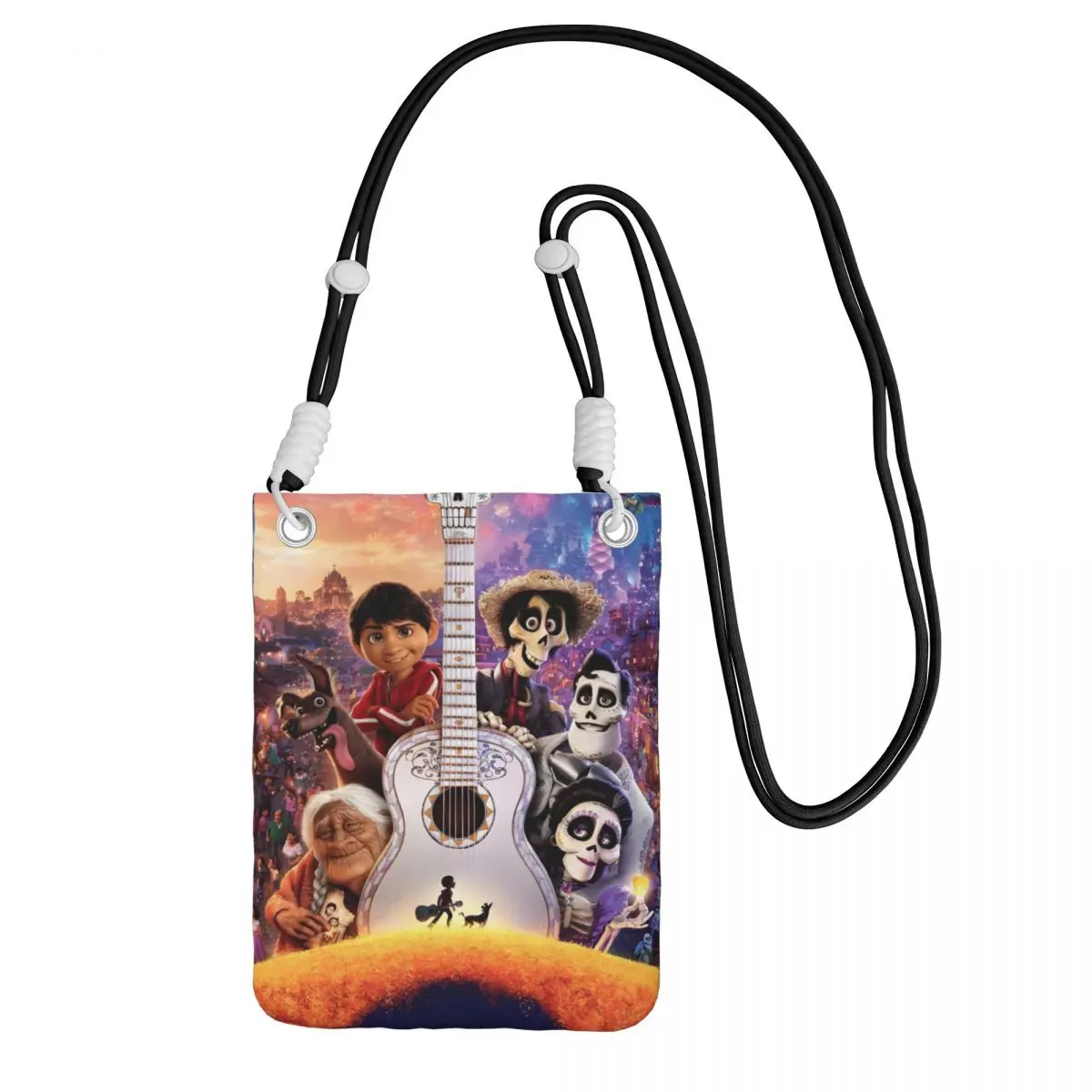 

Custom Coco Smart Phone Wallet With Strap Comedy Animation Crossbody Bag Men Women Traveling Mobile Phone Bag