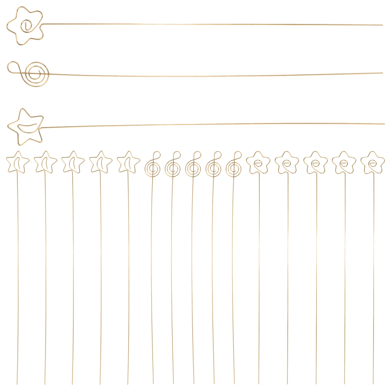 

30Pcs Metal Floral Cards Holder Clips for Gift Card Photo Memo Notes Holders Valentine Decoration Supplies