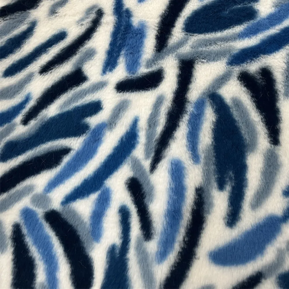 2024 New 160x90cm Skin-friendly Soft Faux Fur Fabric 100% Polyester Minky Fabric DIY Handmade/apparel Leopard Print Plush Fabric