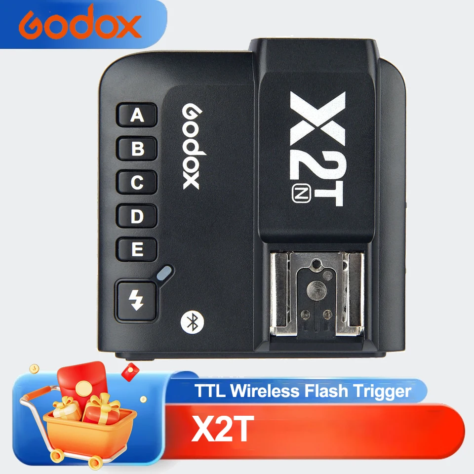 

Godox X2T C/N/S/O/F TTL HSS 2.4G Wireless Flash Trigger