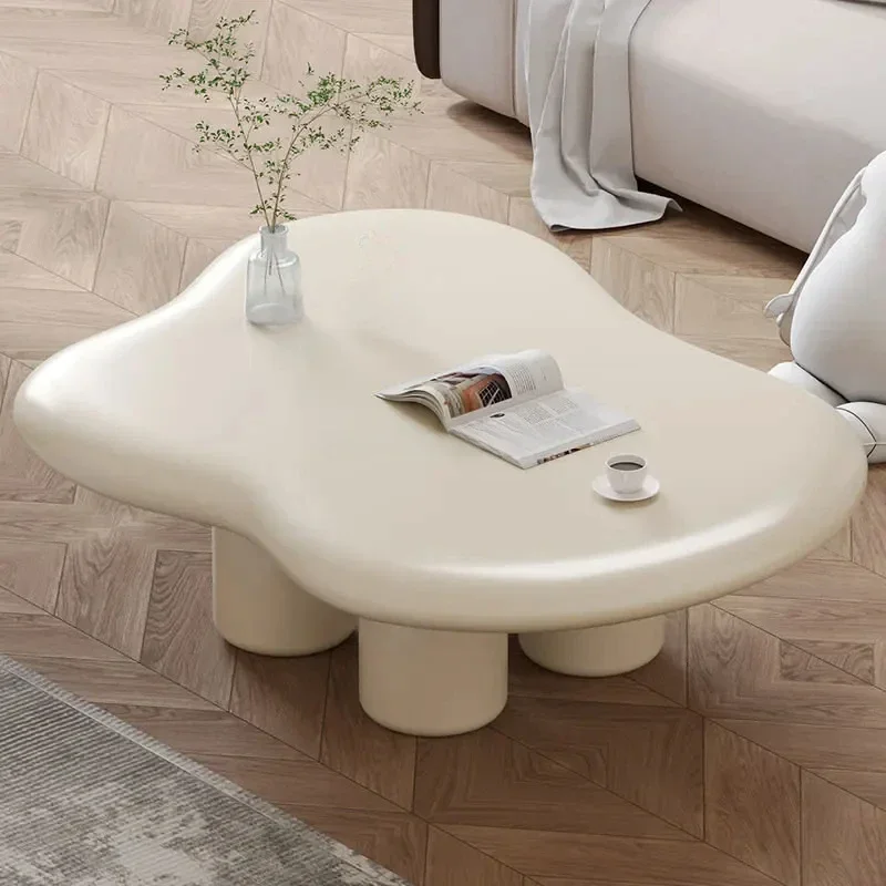 

Computer Cloud Coffee Table Design Irregular Creative Living Room Night Tables Cream Style Series Comodino Bedroom