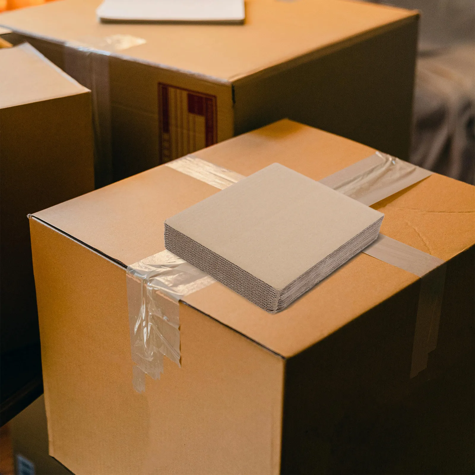 12Pcs Shipping Box Filler Insert Sheets Cardboard Divider Pads for Moving Storage Protection and Packing Boxes