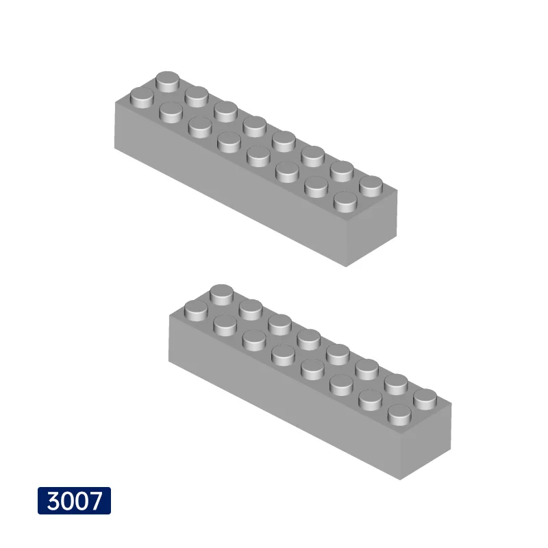 Precision Brick 24Pcs/Lot 3007 Brick 2X8 Basic Blocks Norm Classic Accessorie of Moc Compatibility with Logo Toys