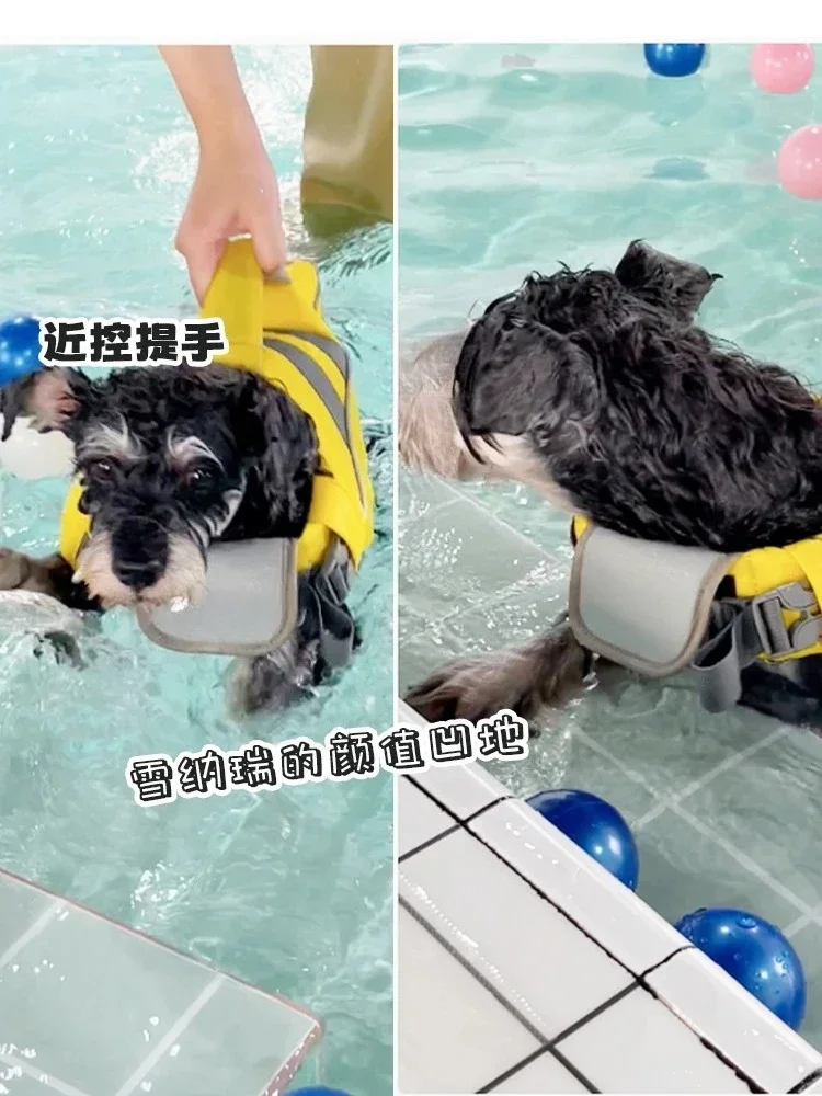 Dog life jacket swimming summer clothes pet buoyancy dog fighting shiba schnauzerHOT SALES