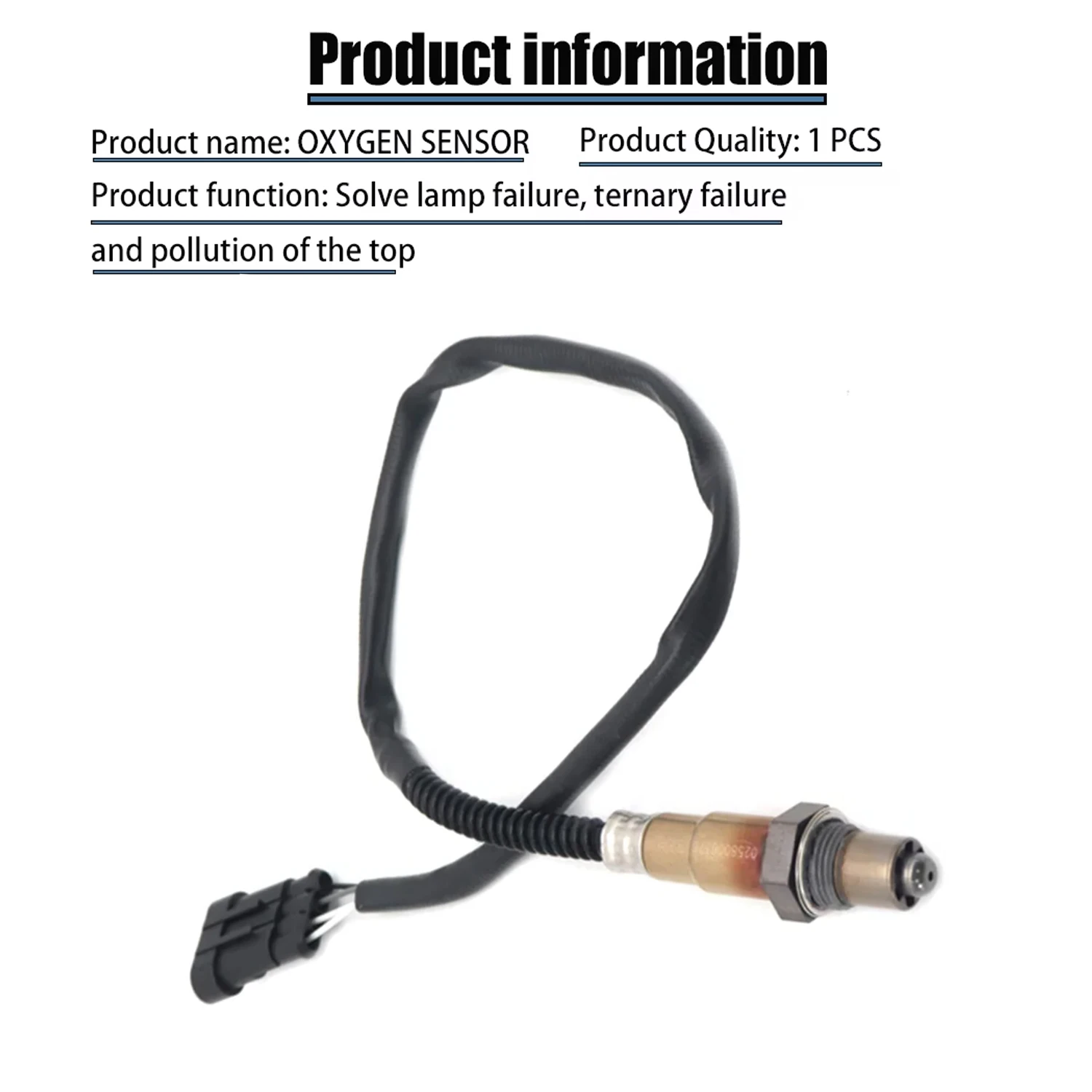 0258006376 New Front Oxygen O2 Sensor For ALFA ROMEO 147 156 1.6-2.0 T.SPARK FIAT DOBLO DUCATO PALIO SIENA STILO LANCIA 46762182