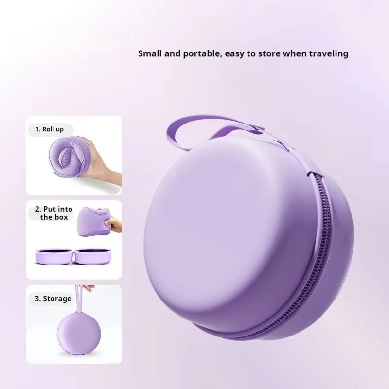 Travel Neck Pillow Memory Foam U-shaped Pillow Portable Adjustable Soft Neck Support Noon Break Sleep Pillows