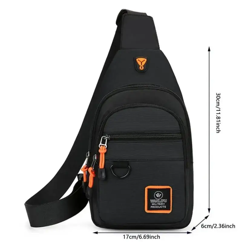 حقيبة كتف رجالية جديدة، صدر الأعمال، متعددة الطبقات، محمولة