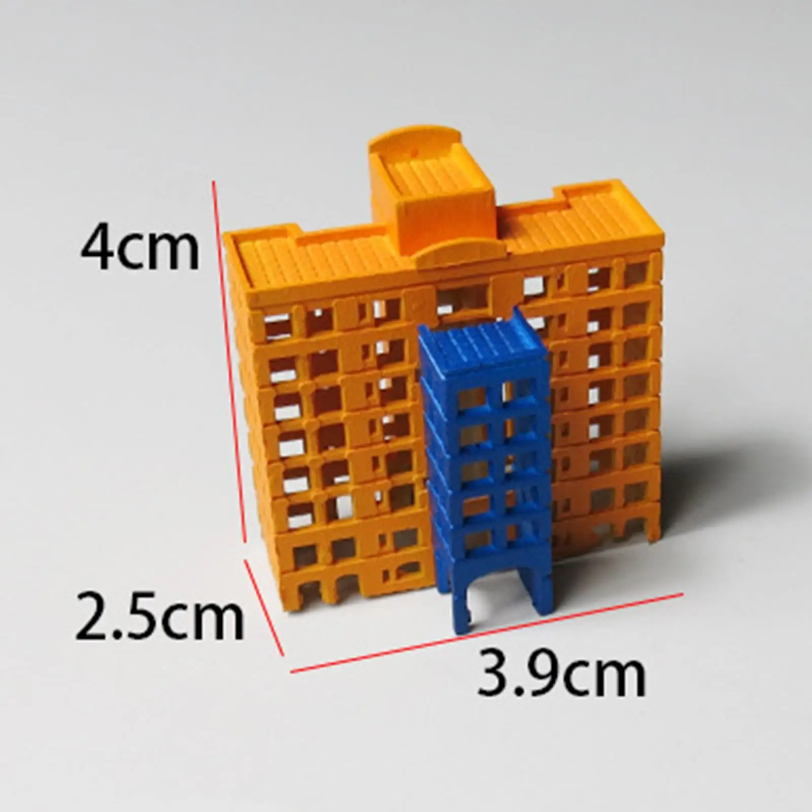 4x نموذج قطار المناظر الطبيعية الدعائم 1/500 مقياس لتقوم بها بنفسك السكك الحديدية العمارة