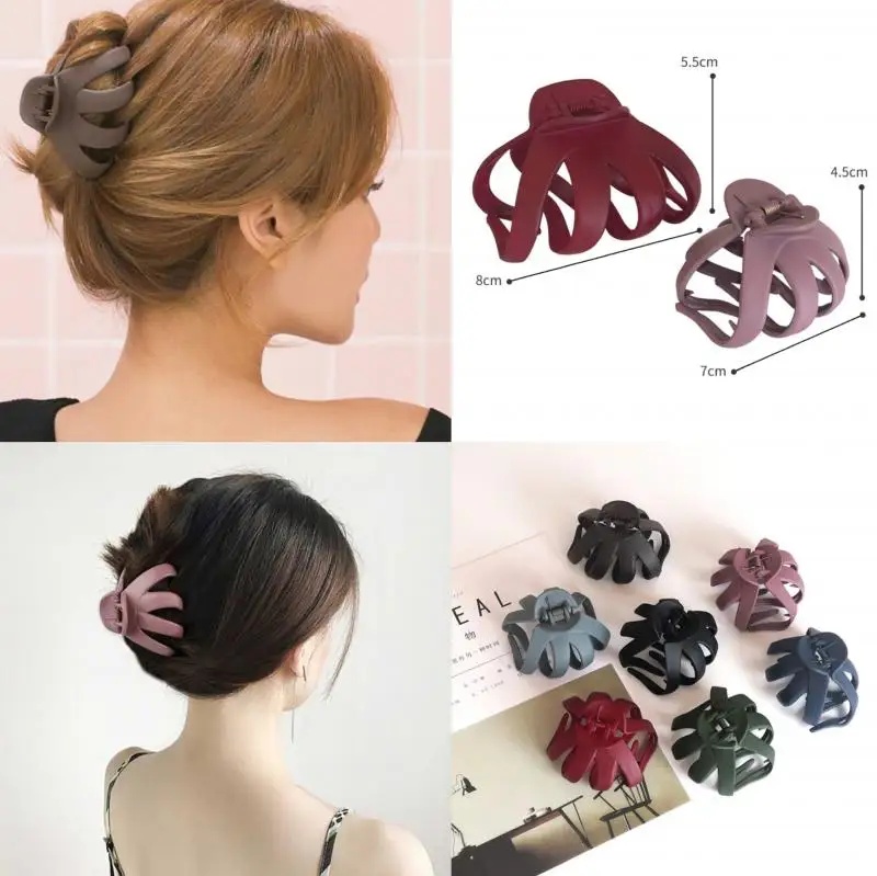 Large Octopus Hair Claws Temperament Women Girl\'s Hairpin Styling Holding Tools Ponytail Holder Casual Hair Accessories