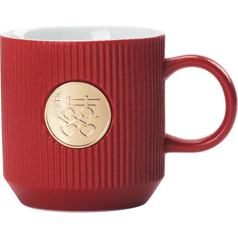 

Wedding supplies mouthwash cup washing cup wedding dowry supplies ceramic couple brushing cup