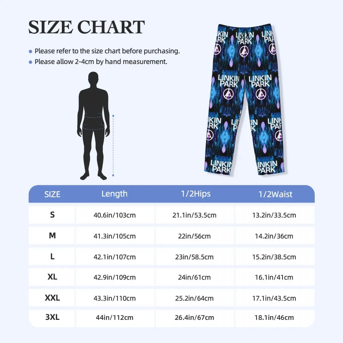 Personalizado impresso masculino l-linkins marca parksclassic calças de pijama quente pijamas sleep lounge bottoms com bolsos