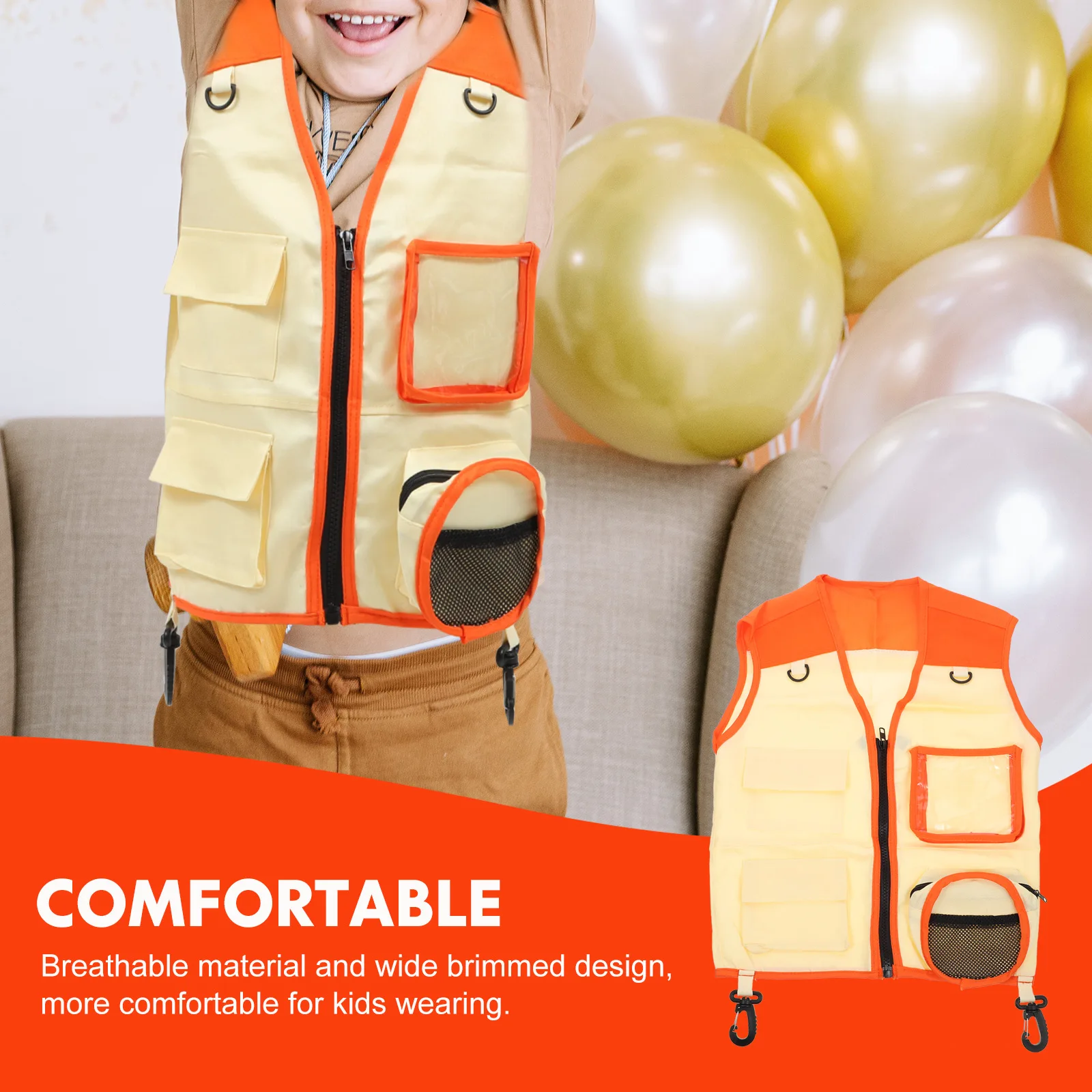 

Kids Outdoor Exploration Hat Lightweight Comfortable Breathable Wide Brim Design Perfectly Fitted Kids Head Simple Unique Style