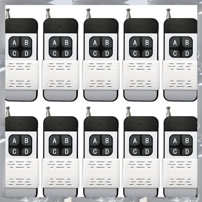 

Hot Selling-433Mhz 4-Key Wireless RF Remote Control, DC 12V Universal Garage Door System With EV1527 Learning Code For Car Alarm