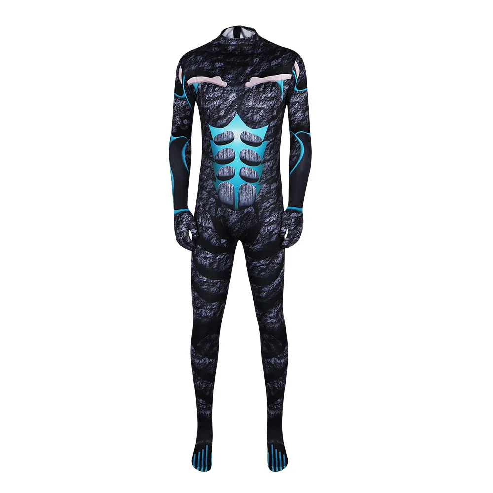 Anime Kaiju No. 8 KAFKA HIBINO Cosplay tuta adulto Unisex tuta maschera vestito di Halloween Zentai