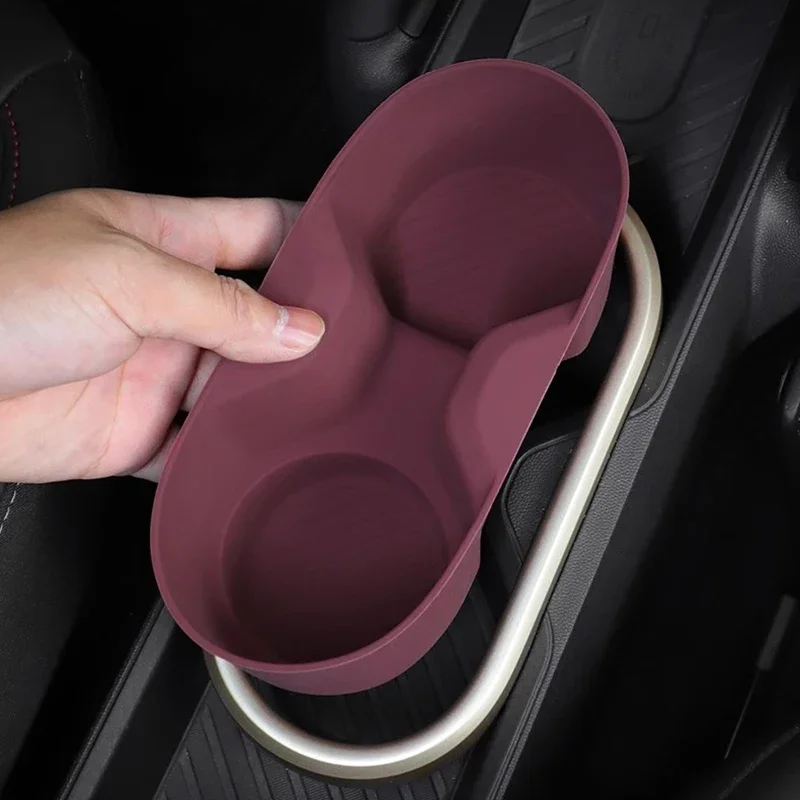 Water Cup Holder Silicone Cup Holder Central Control Water Cup Holder for Mini Cooper J01 E SE J05 Aceman 2024 2025 Accessories - view 4
