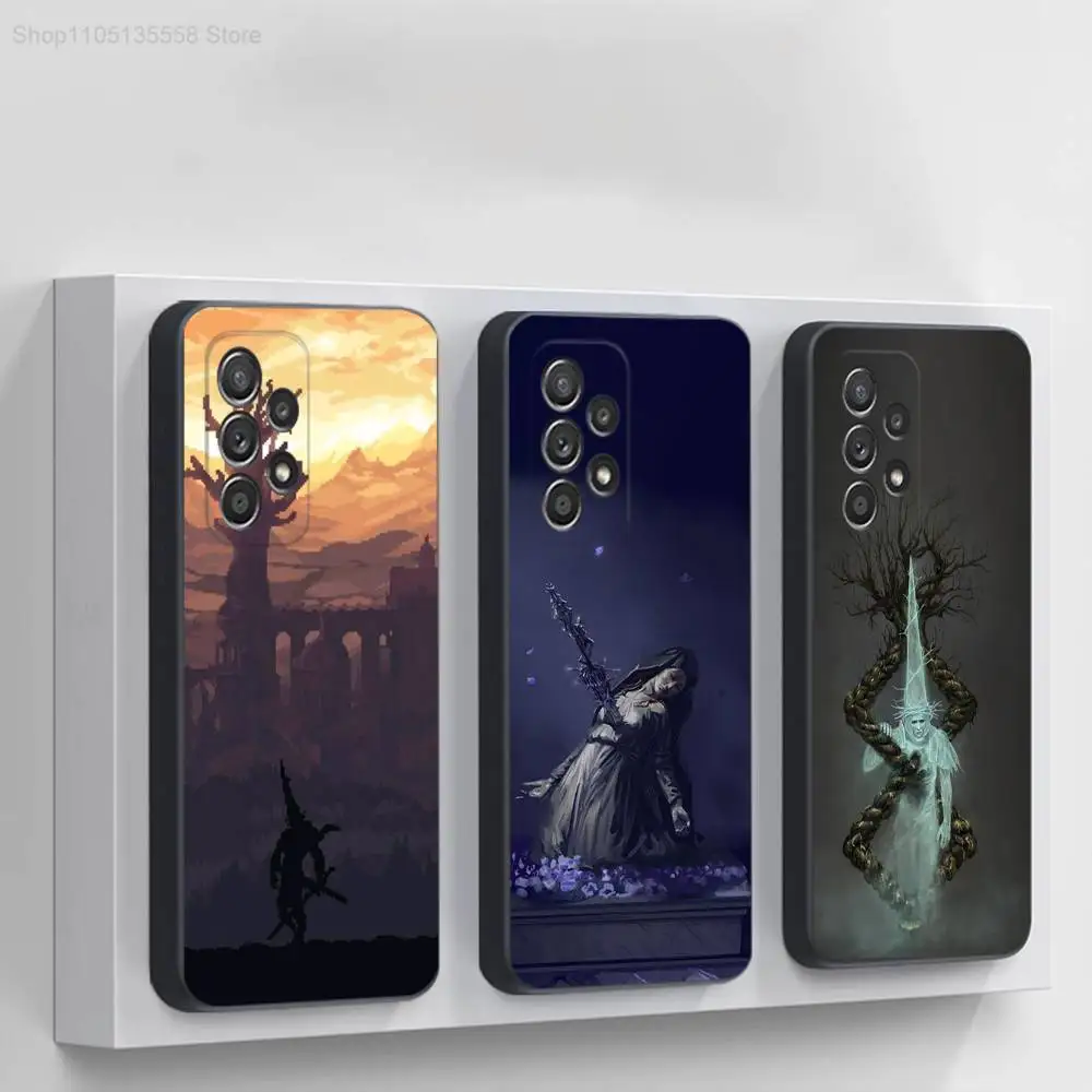

G-Game B-BlasphemouS Phone Case For Samsung S 25,24,23,22,30,21,10,9,Ultra,Plus,Lite,FE,4,5G Black Soft Case