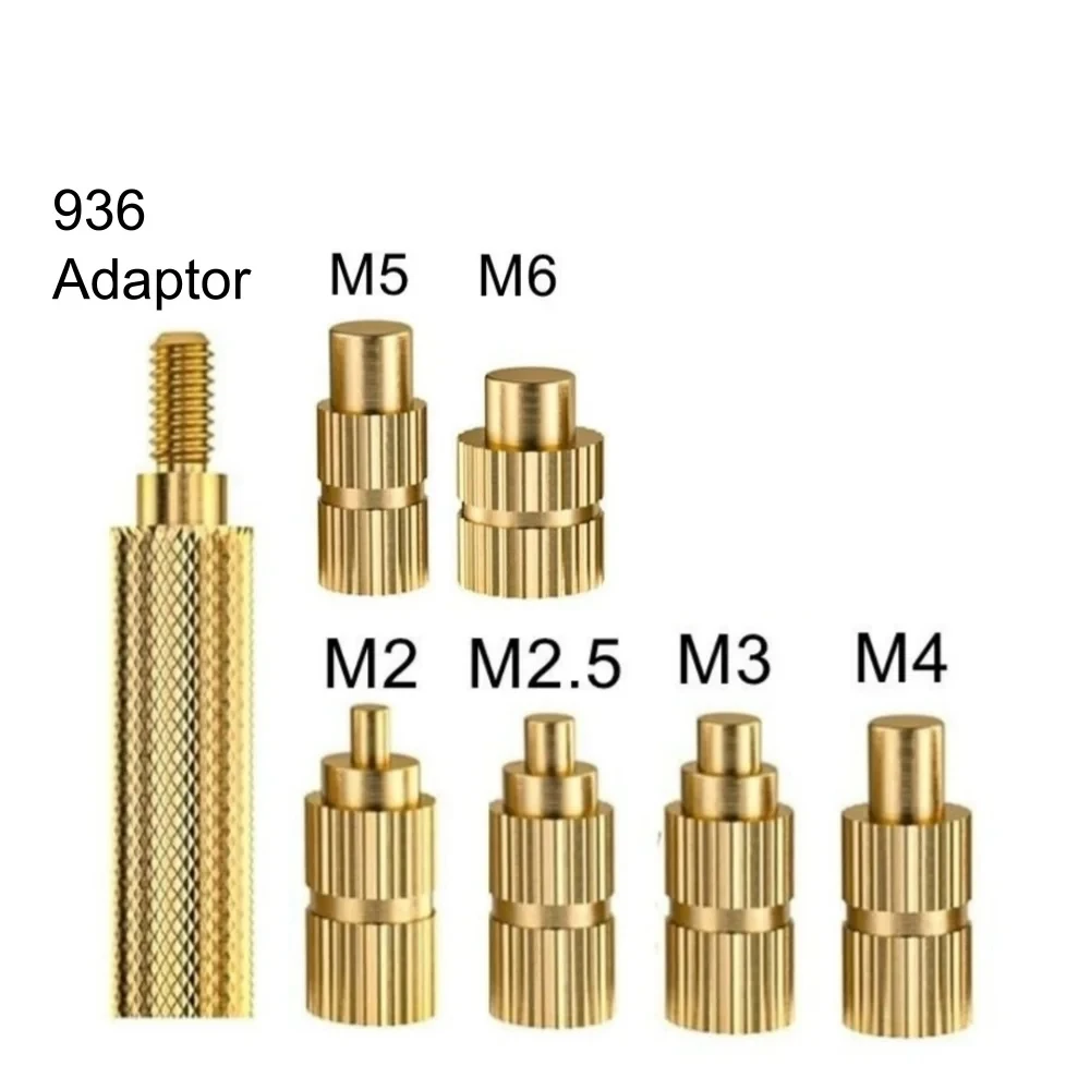 For T12 Soldering Iron Hot Melt Nuts Embedded Insertion Indenter M2-M6 3D Print Accessories Heat Insert Nut Adaptor Tips - view 5
