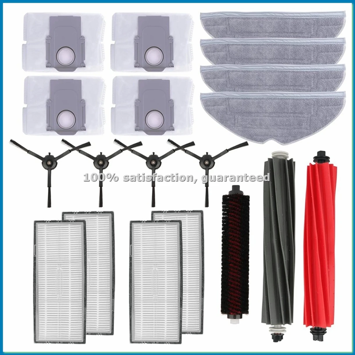 s8-pro-ultra-ロボット掃除機用交換部品キット、アクセサリー、サイドブラシ、hepa-フィルター、モップクロス、ダストバッグ-abrm