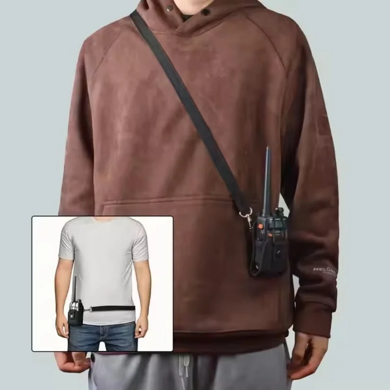 S5A ระบบ Molle เข็มขัด Pack สําหรับวิทยุกระเป๋าสําหรับ Walkie Talkie ใช้งานร่วมกับ Baofeng สําหรับ Talkabout Intercom