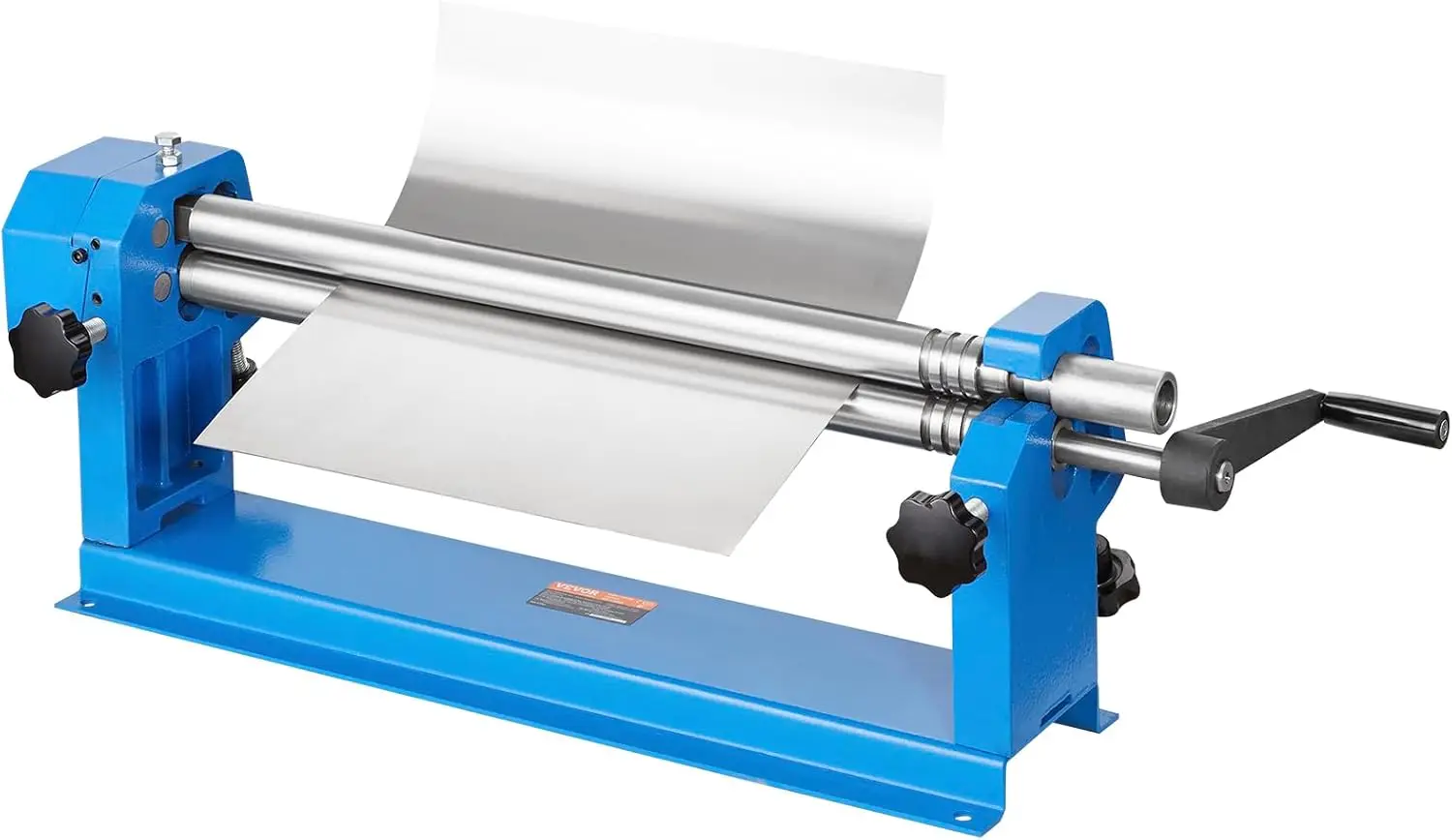 Slip Roll Machine, 24-Inch Forming Width, 16 Gauge Capacity, Sheet Metal Slip Roller with 2 Detachable Rollers, Bending Round Ma