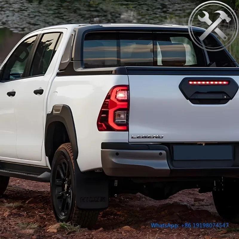 

2021-2024 Hilux Revo Vigo LED Rear Taillights Dynamic Blink Lamp 100W Auto Rear Lighting Replacement Assembly