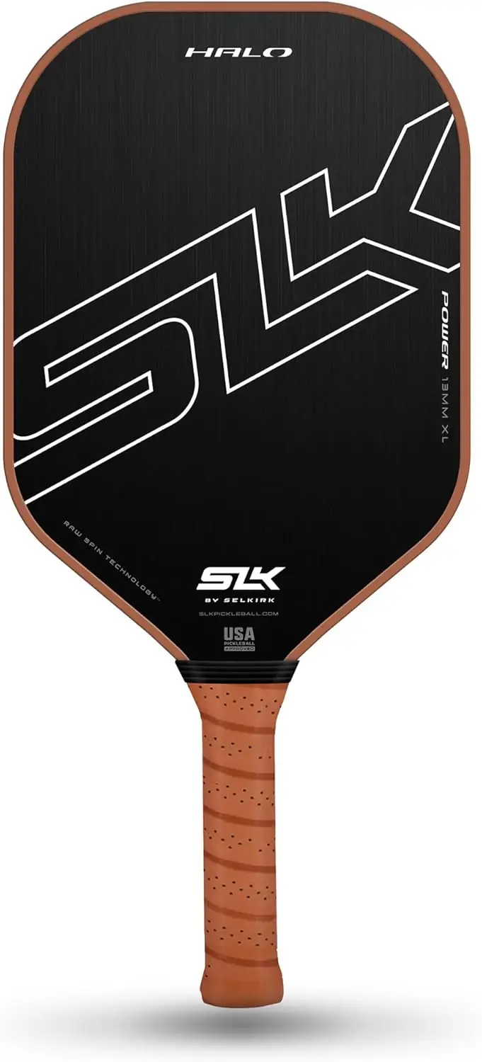 Kontrol Halo & Halo Power picleball Paddle | Raw Carbon Fiber Pickleball Paddle dengan Rev-Core Power Polymer