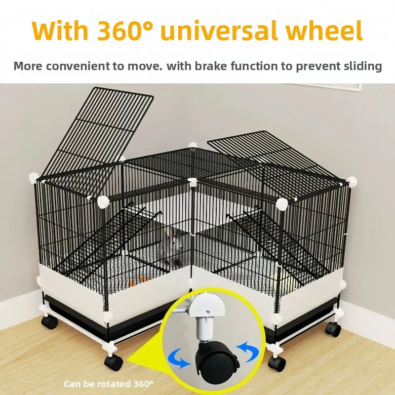 Rabbit cage Indoor king size nest Pets