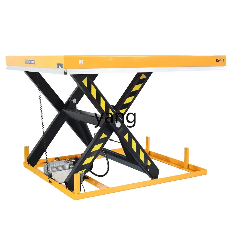 

YJQ electric hydraulic lifting platform scissor fixed electric lift lifting table car