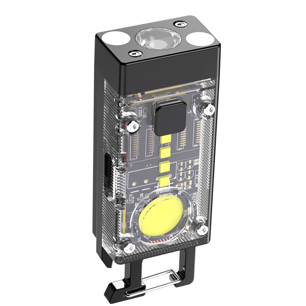 

Светодиодный брелок COB, 500LM, солнечный Type-C, USB перезаряжаемый портативный фонарик, 500 мАч, IPX4, водонепроницаемый для аварийного отключения электроэнергии