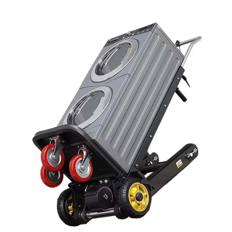 

Loading 400kg electric crawler automatic up and down stairs to move goods household folding cart