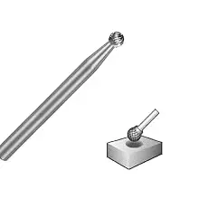 8 Stück/Set Durchmesser. 6/8/10/12 mm 1/4 Zoll (6 mm) Schaft Wolframkarbid-Frässtifte Bit Double Cut CNC-Gravur für Metall, Stahl, Aluminium – Detail 10