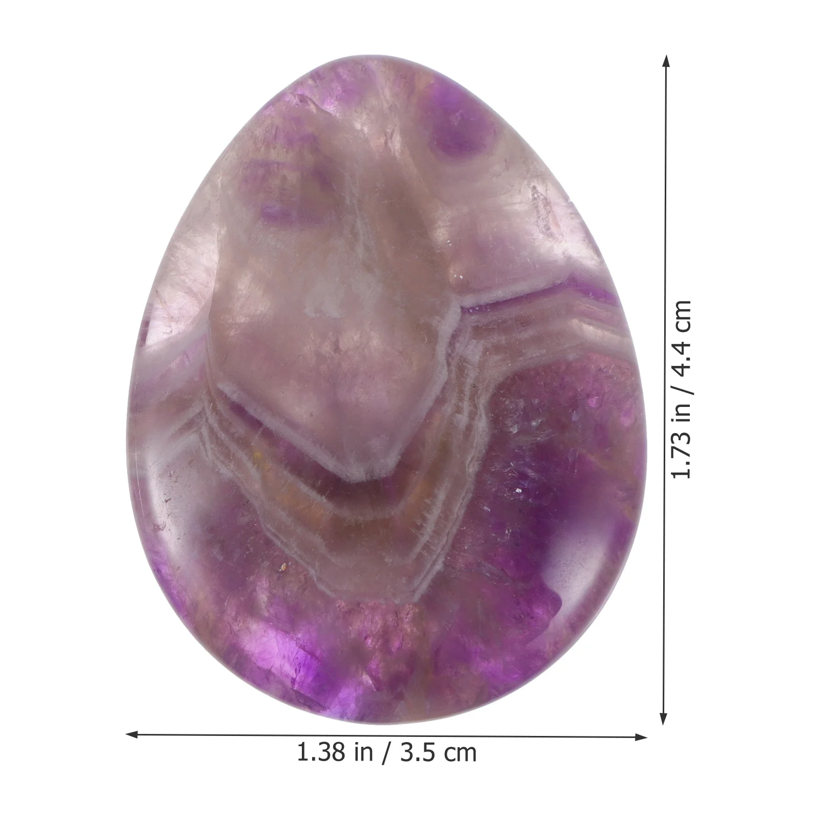 

2pcs Natural Massage Hand Carved Thumb Worry Stone Pocket Gemstone For Stress Relief Mini Anxiety Relief Stone Decorative