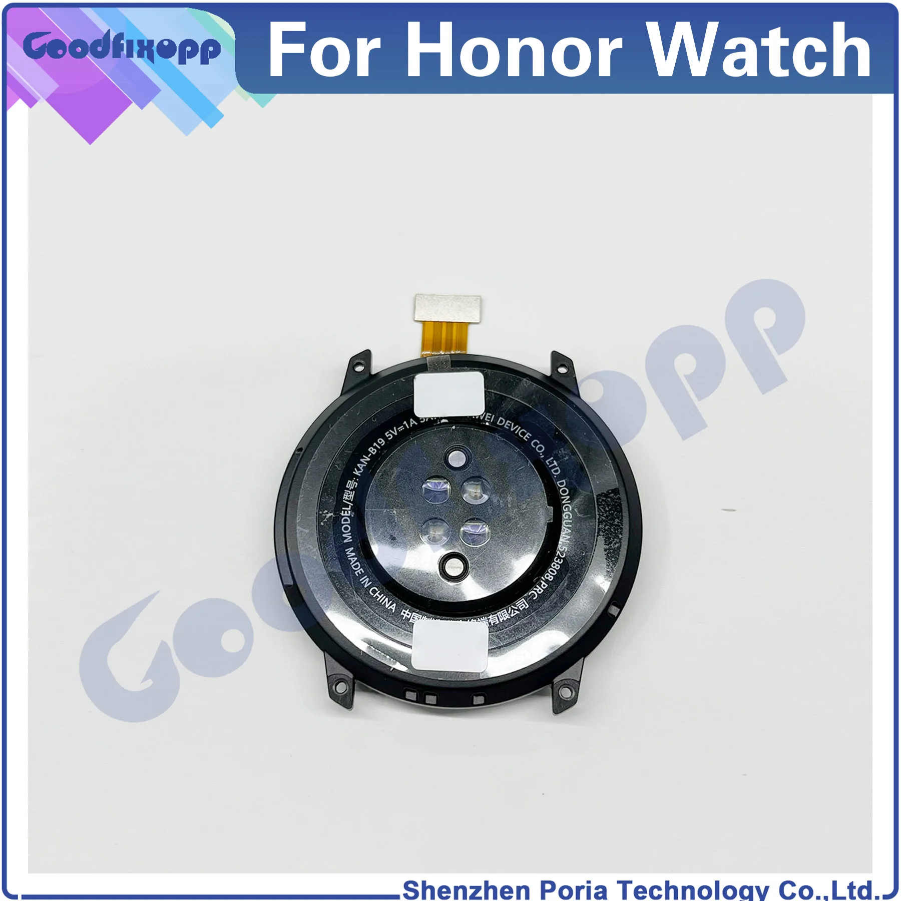 For Honor Watch GS Pro 48MM KAN-B19 Battery Back Case Cover Rear Lid Housing Door Repair Parts Replacement