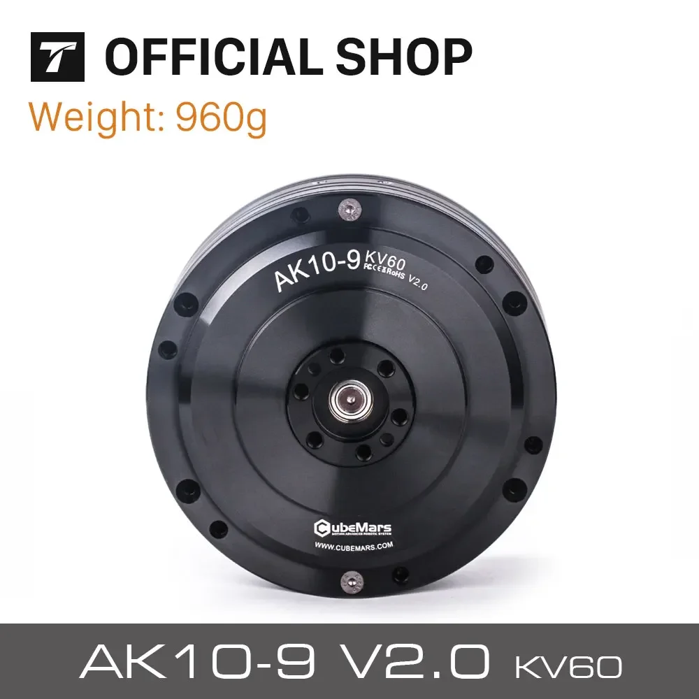 

CubeMars AK10-9 KV60 V2.0 Brushless Motor For Robot Dynamics Robotic Dynamic Module Robot Leg Arm Exoskeleton