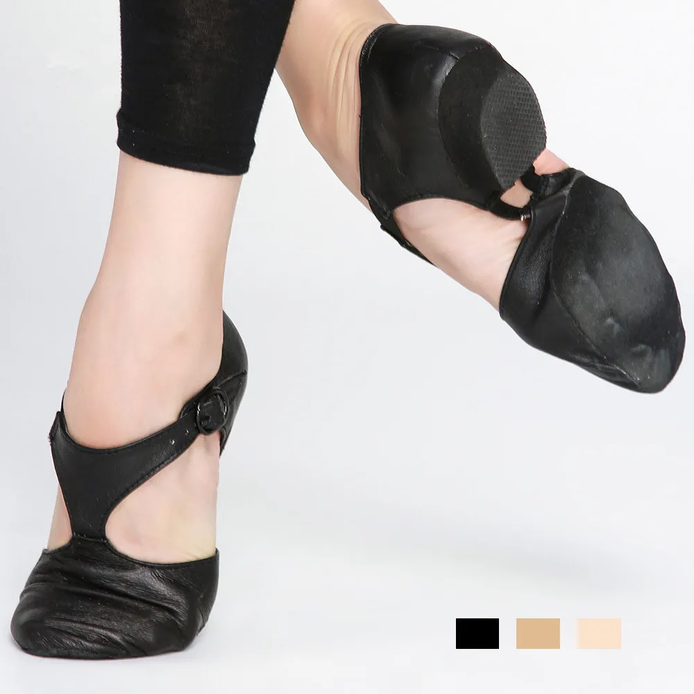 

Hot Sale Genuine Leather Shoes for Child Adult Teachers Professional Sandals Shoes Jazz Dance Shoes China Jazz Dance Sandal