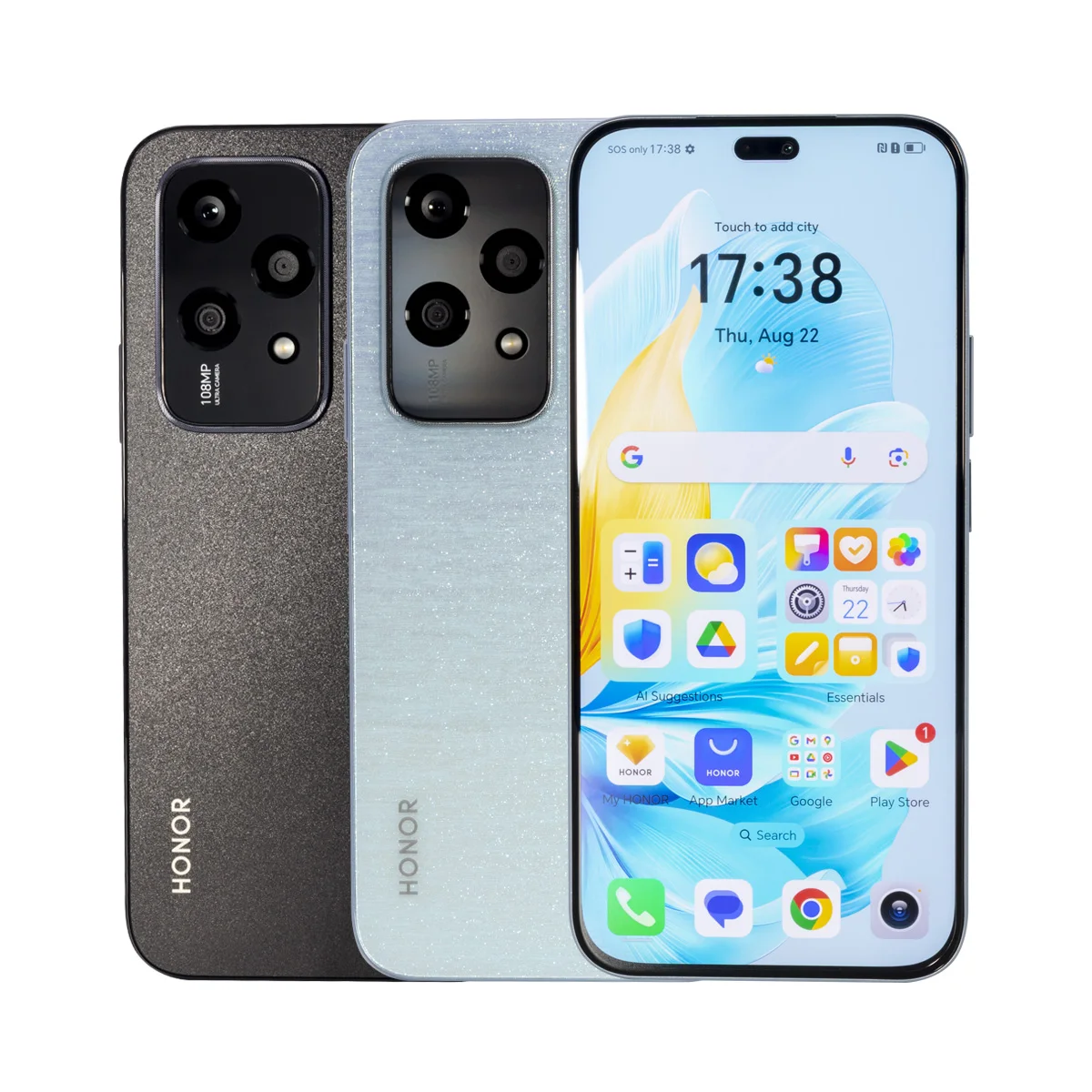 Honor 200 Lite 5g Smartphone Global Version 8Gb+256Gb Mediatek Dimensity 6080 Amoled 6.7' 4500Mah 35W Supercharge 108Mp
