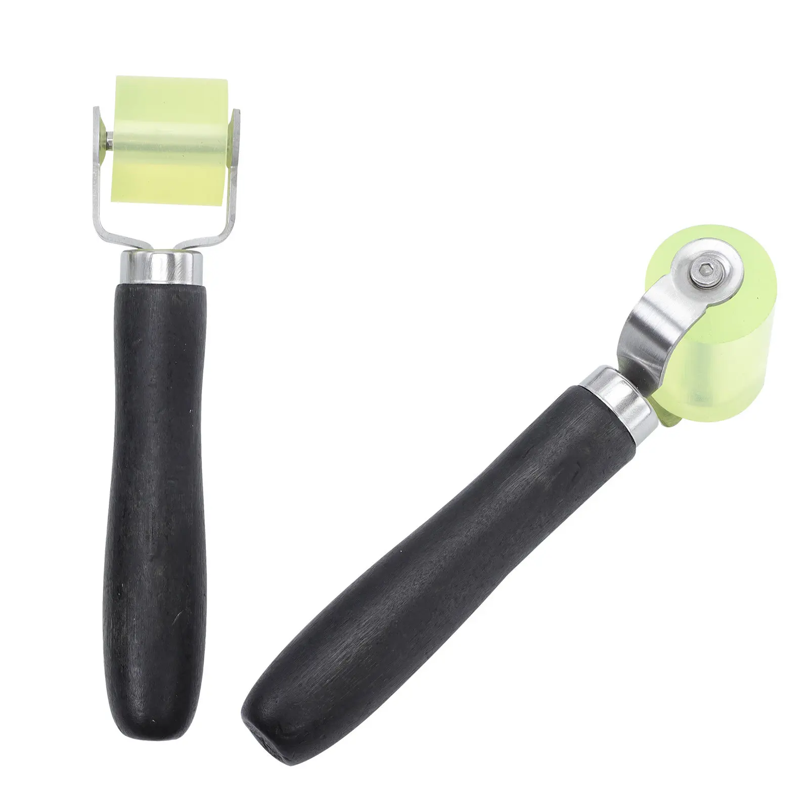 2Pcs Wallpaper Roller Wheel Premium Flatten Roller for Wall Sticker Smooth Surface Adhesion Construction Tool Car Sticker