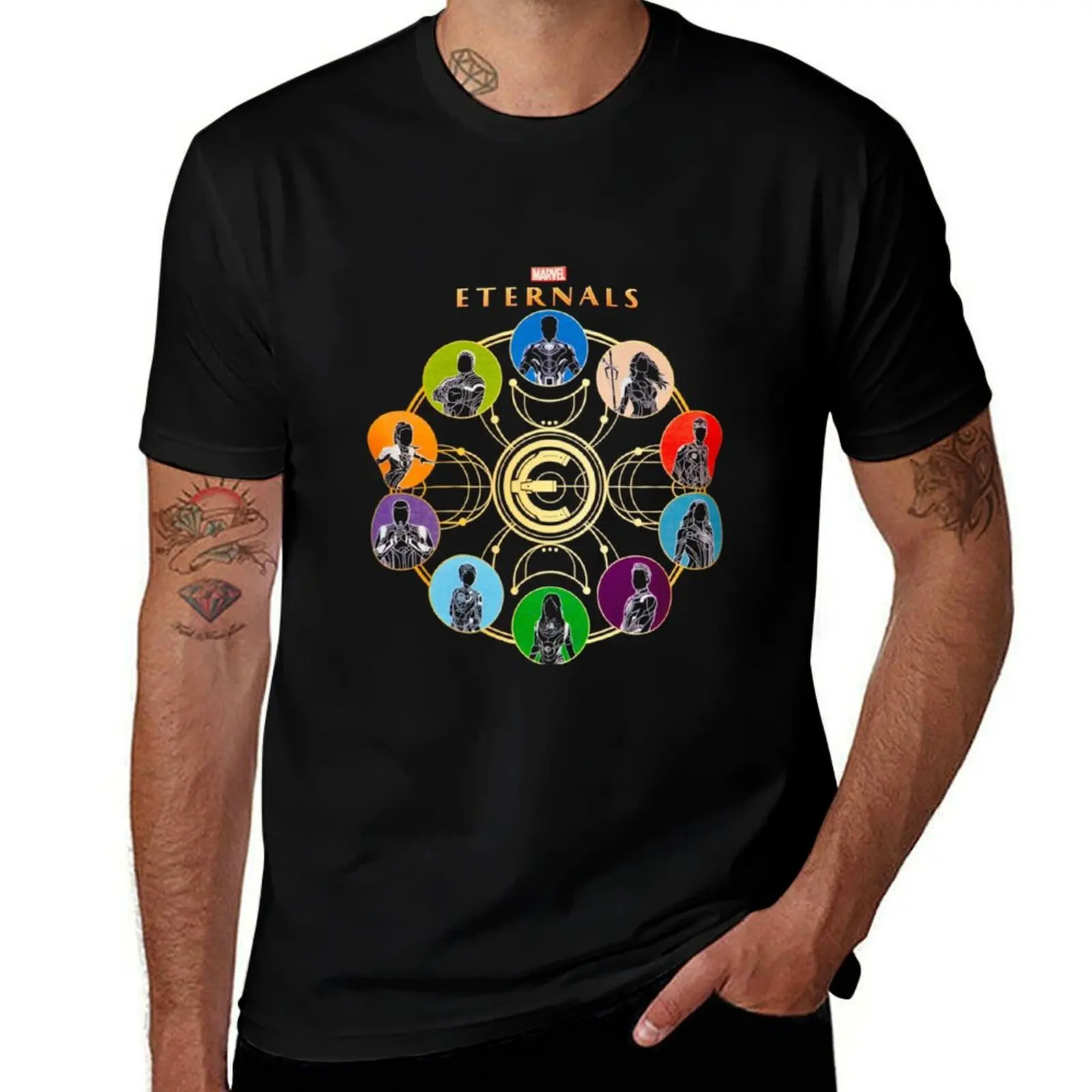 

Футболка The Eternals, винтажные футболки, футболки с рисунком для баскетбола, набор быстросохнущих мужских футболок с рисунком