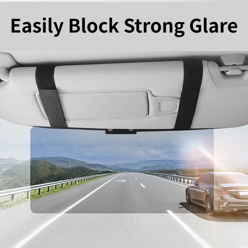 Car Sun Visor Anti Glare Goggles Multifunctional Storage Bag Portable Ticket Clip Vehicle Eyeglass Clip Auto Interior Supplies