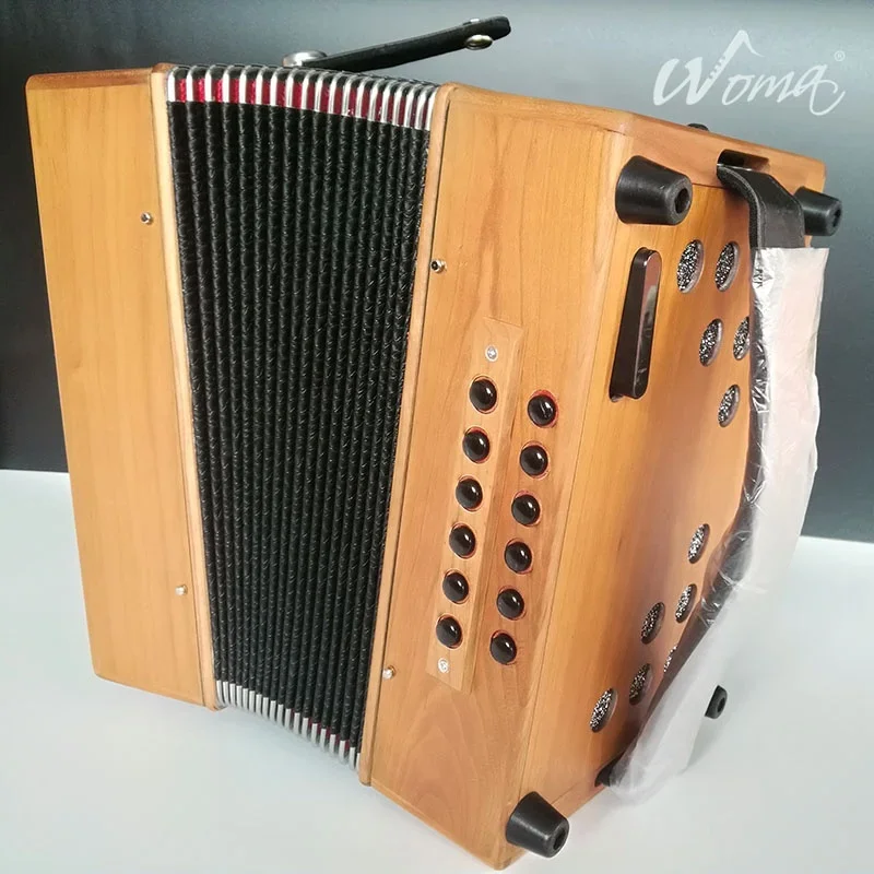 Instruments accordéon diatoniques en bois, haute qualité, 34K12B