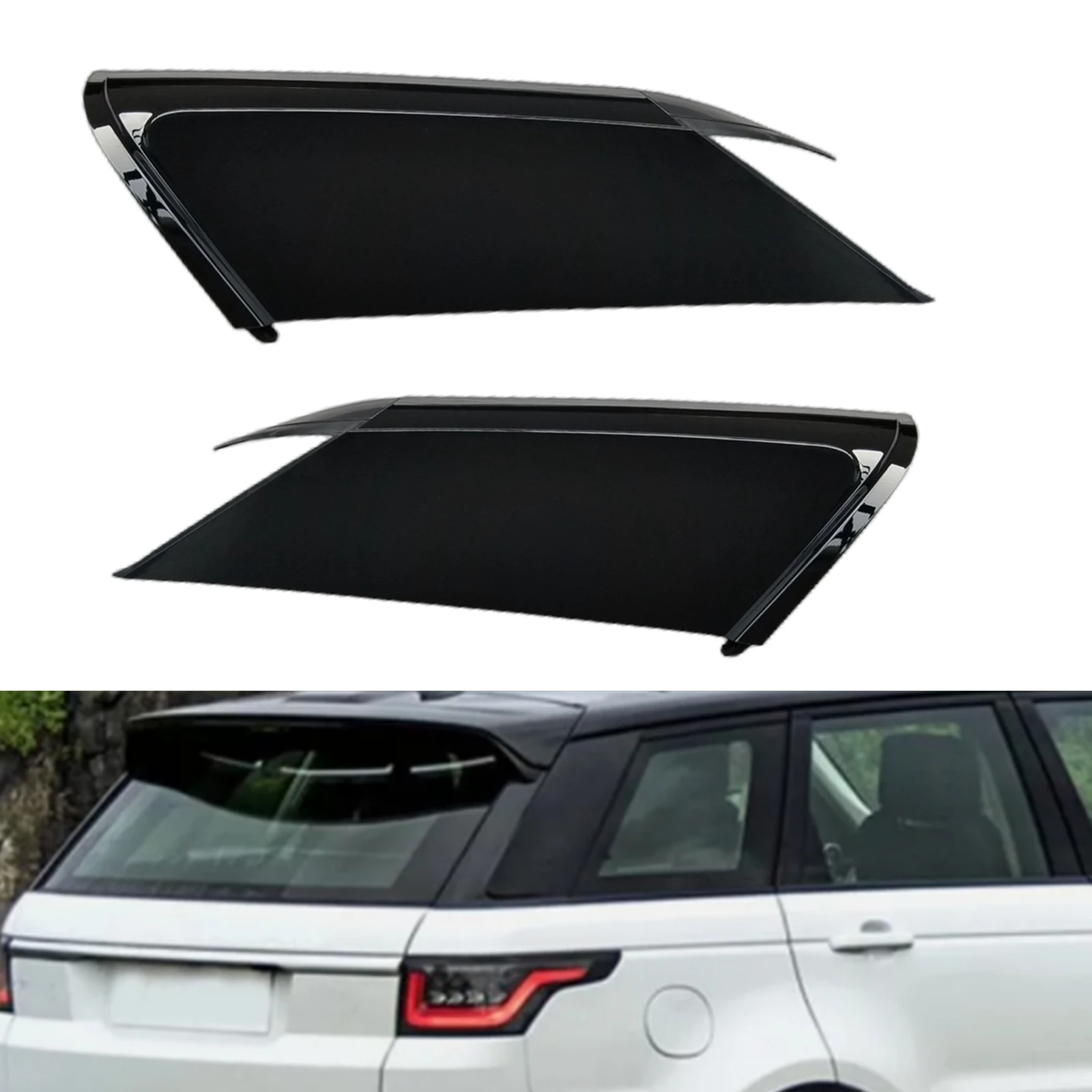 Rear D Pillar Panel Finish Molding Trim For Land Rover Range Rover Sport 2014-2022