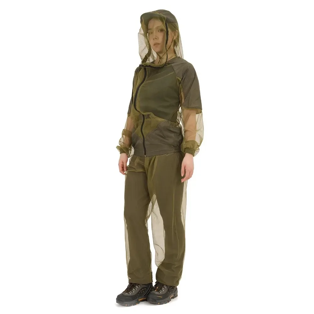 Outdoor Jungle Fishing Mosquito Suit Mesh Net Anti Insect Set Lightweight Breathable Summer Wild Fishing Camping Travel