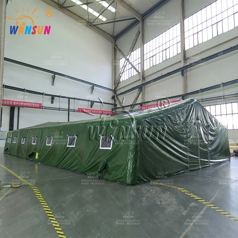 Rescate de incendio, alivio de desastres, prevención de epidemias, camuflaje médico, tienda inflable de emergencia para comando