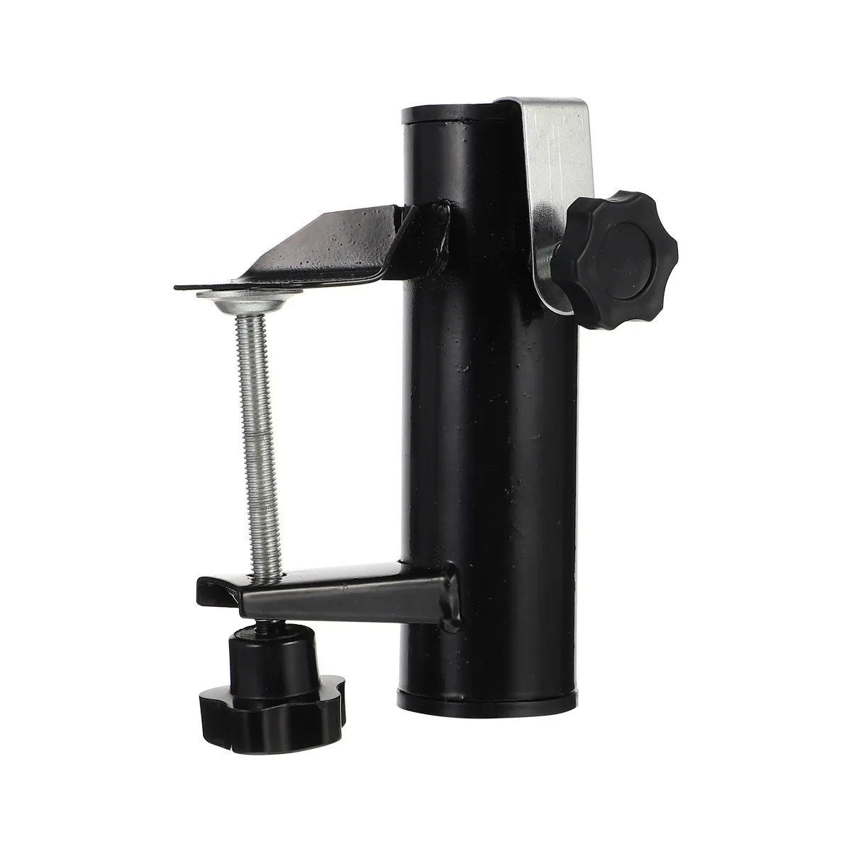 Professional Patio Umbrella Clamp Fits 28 32 35Mm Poles Deck Umbrella Metal Mount Clamp for Balcony Beach Courtyard